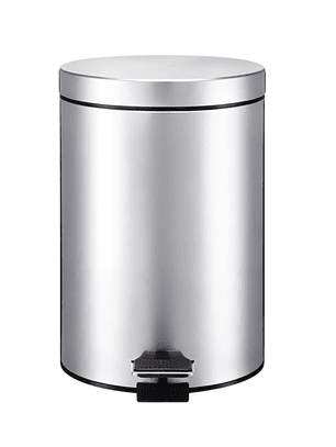 Basurero Con Pedal Y Cierre Suave 3L