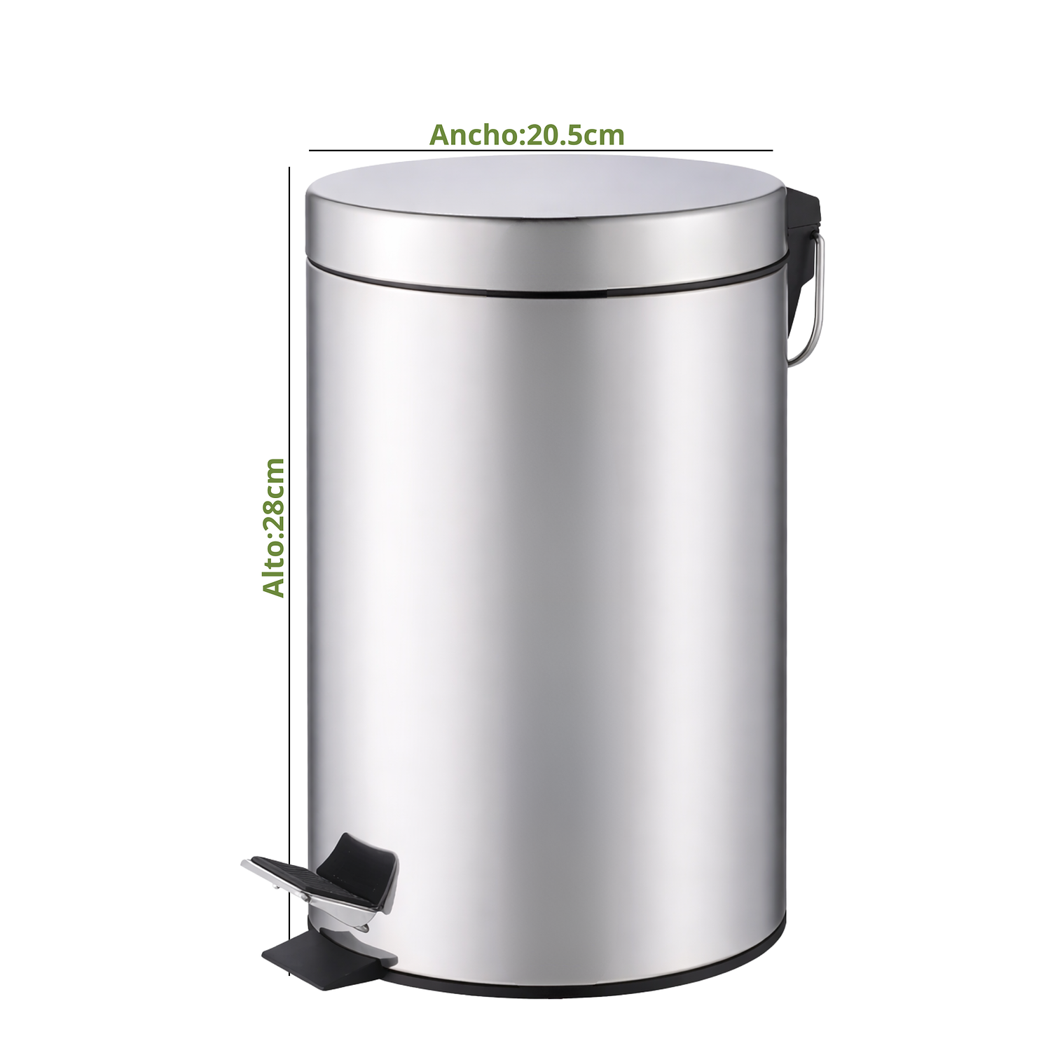 Basurero Con Pedal Y Cierre Suave 5L 2