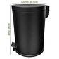 Basurero Con Pedal Y Cierre Suave 5L - Miniatura 9
