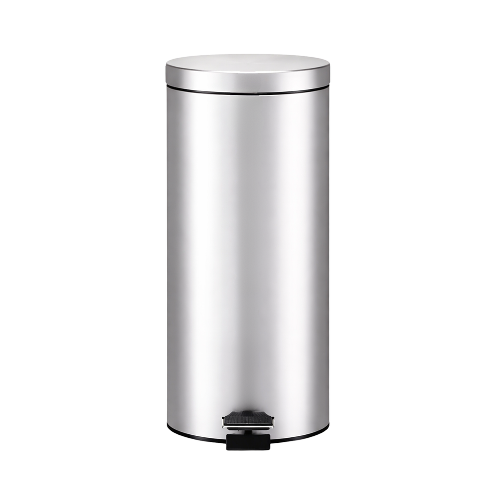 Basurero Con Pedal Y Cierre Suave Acero Inoxidable 30L 1