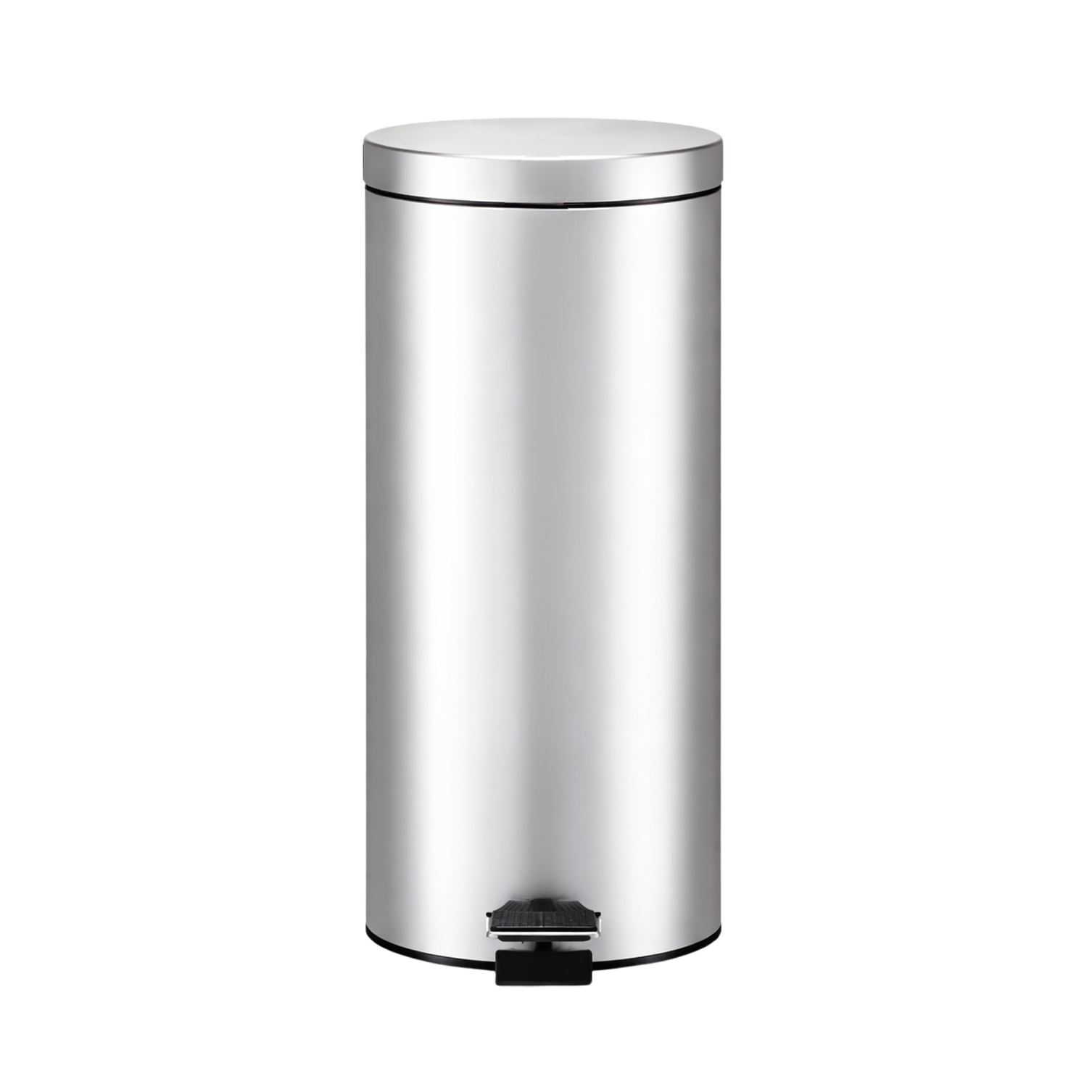 Basurero Con Pedal Y Cierre Suave Acero Inoxidable 30L 1