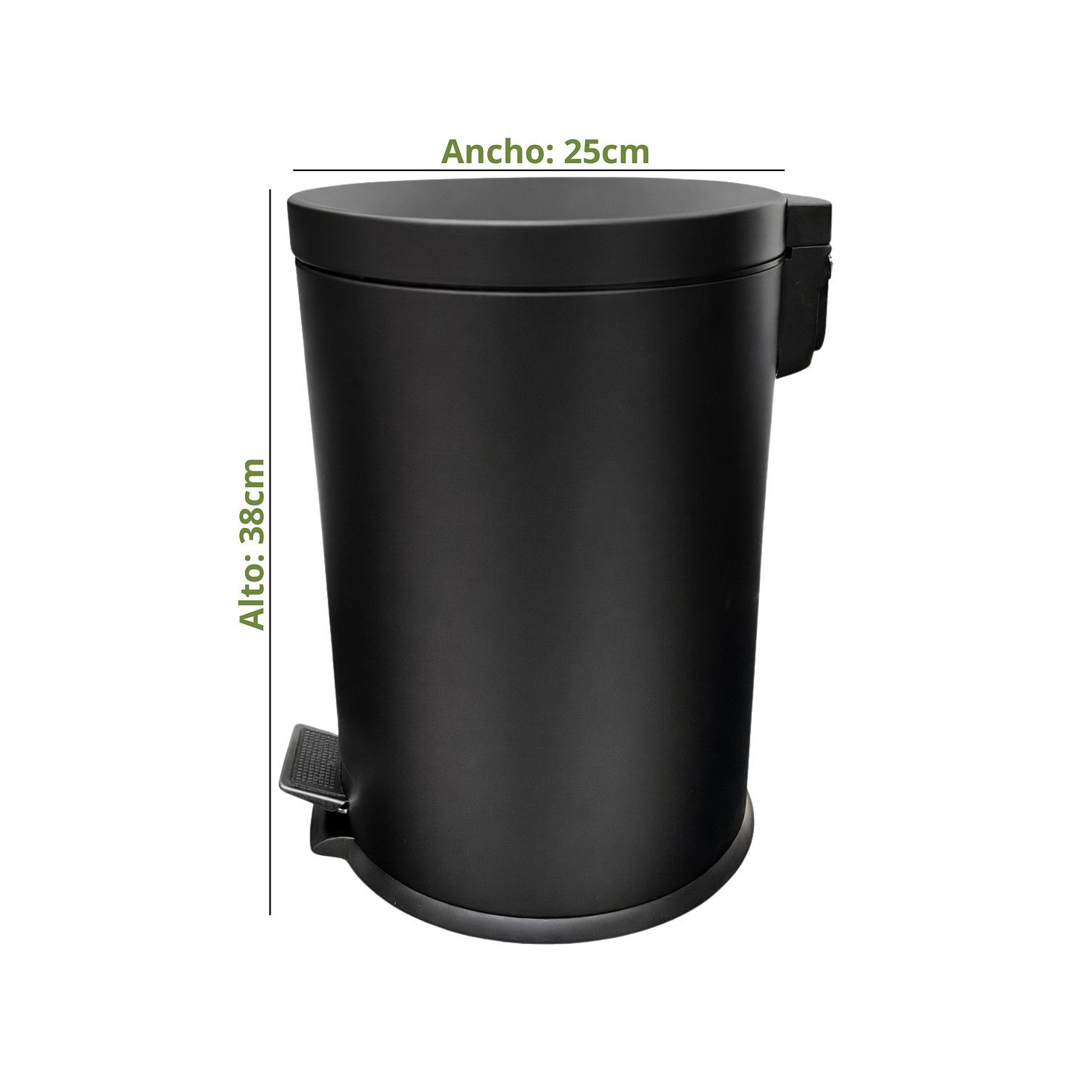 Basurero Con Pedal Y Cierre Suave 12L 9