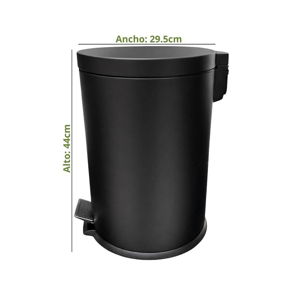Basurero Con Pedal Y Cierre Suave 20L 9