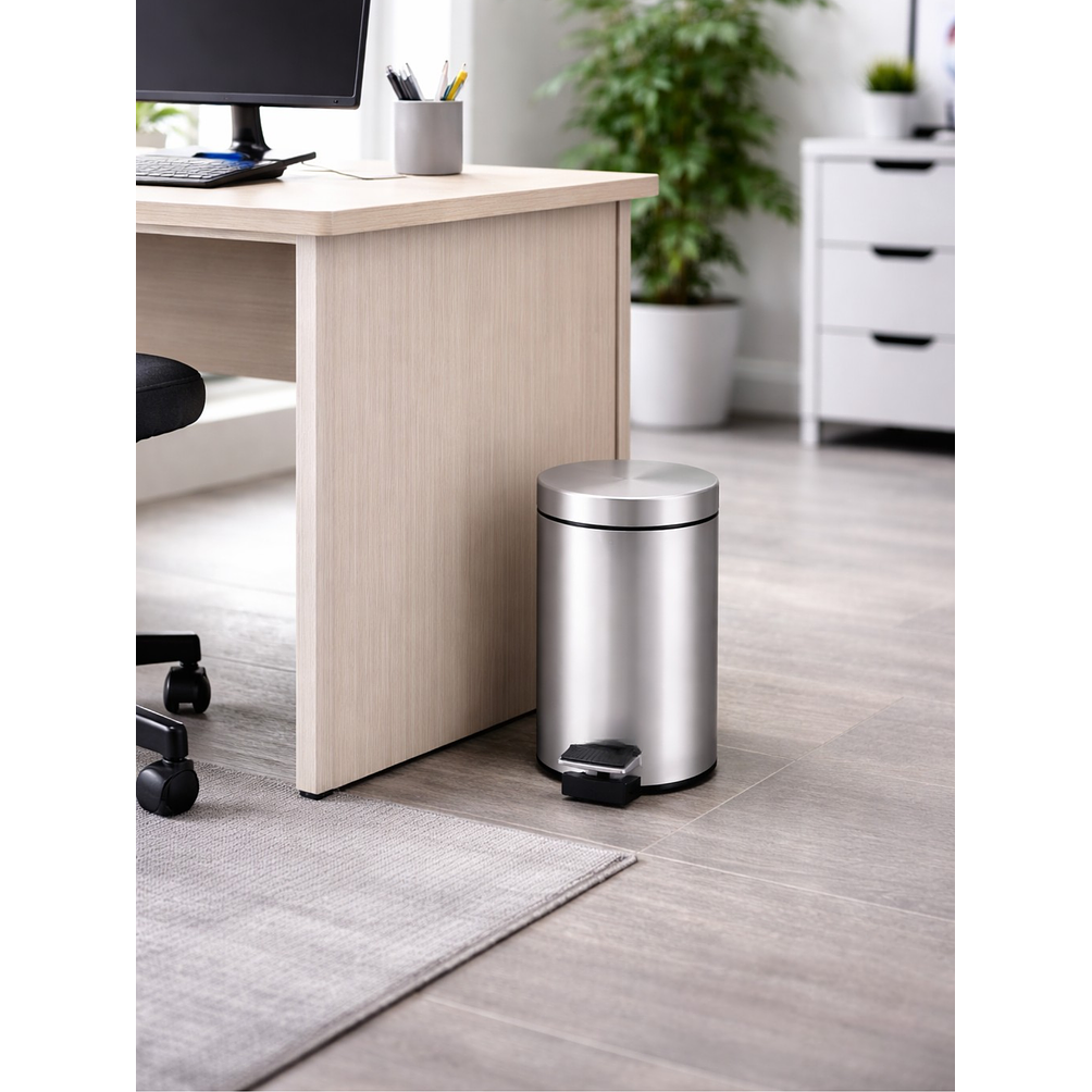 Basurero Con Pedal Y Cierre Suave 3L 3