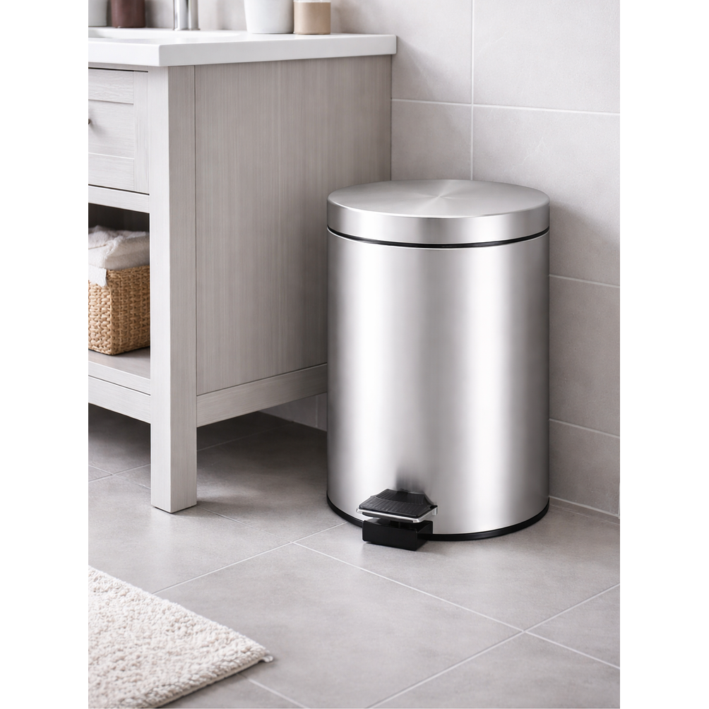 Basurero Con Pedal Y Cierre Suave 12L 3