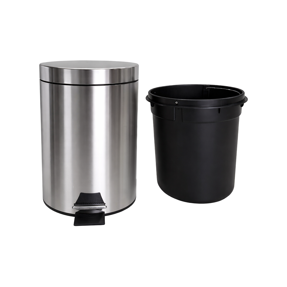 Basurero Con Pedal Y Cierre Suave 5L 4
