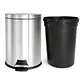 Basurero Con Pedal Y Cierre Suave 20L - Miniatura 4