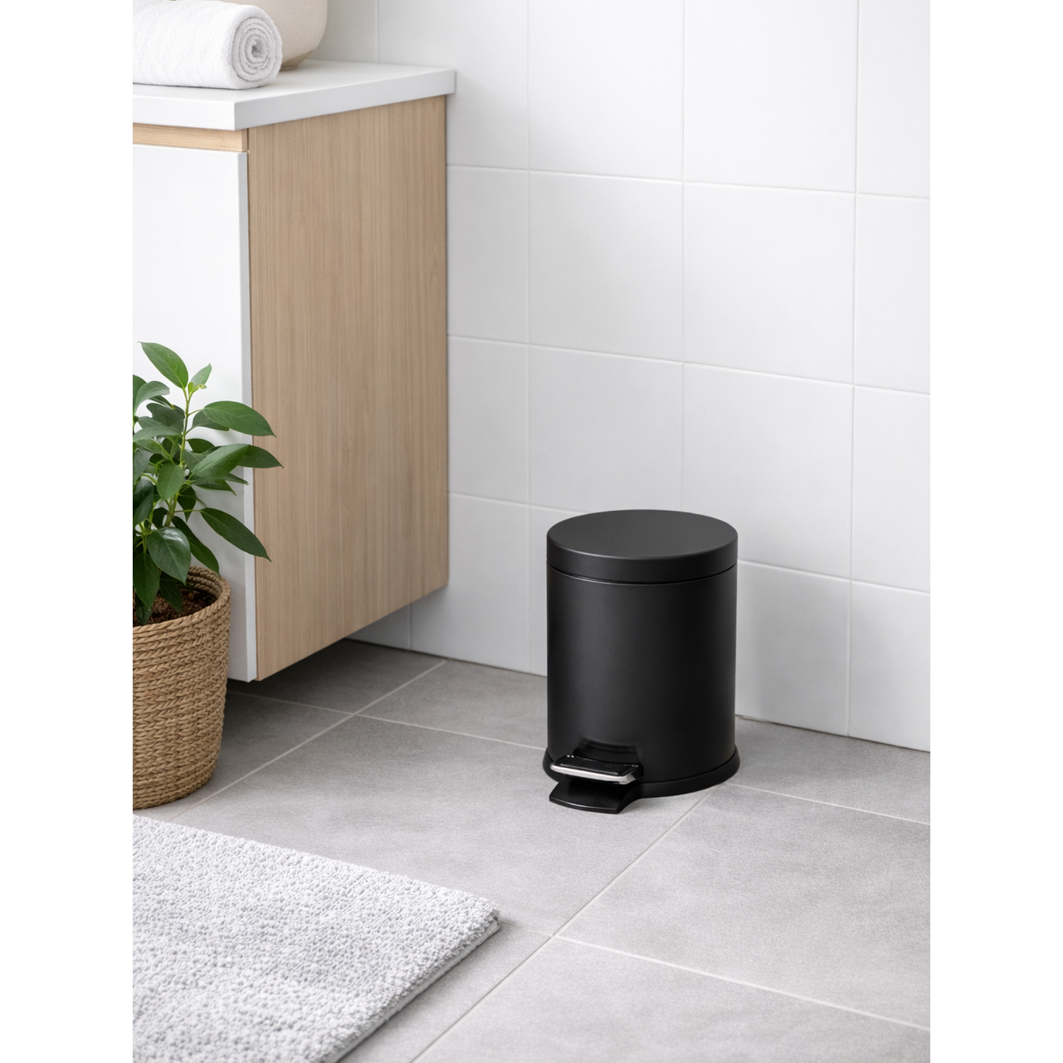 Basurero Con Pedal Y Cierre Suave 7L 10