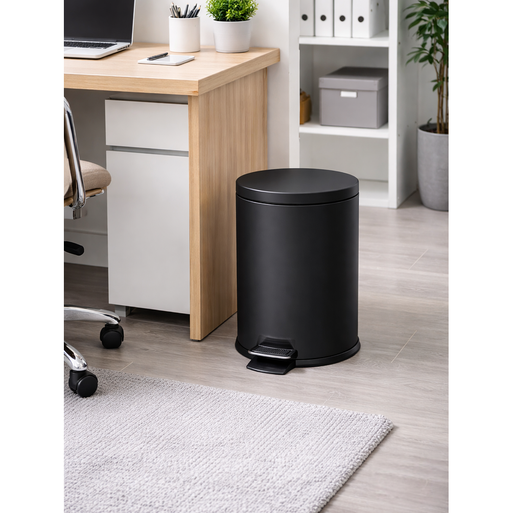 Basurero Con Pedal Y Cierre Suave 20L 10