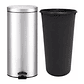 Basurero Con Pedal Y Cierre Suave Acero Inoxidable 30L - Miniatura 4