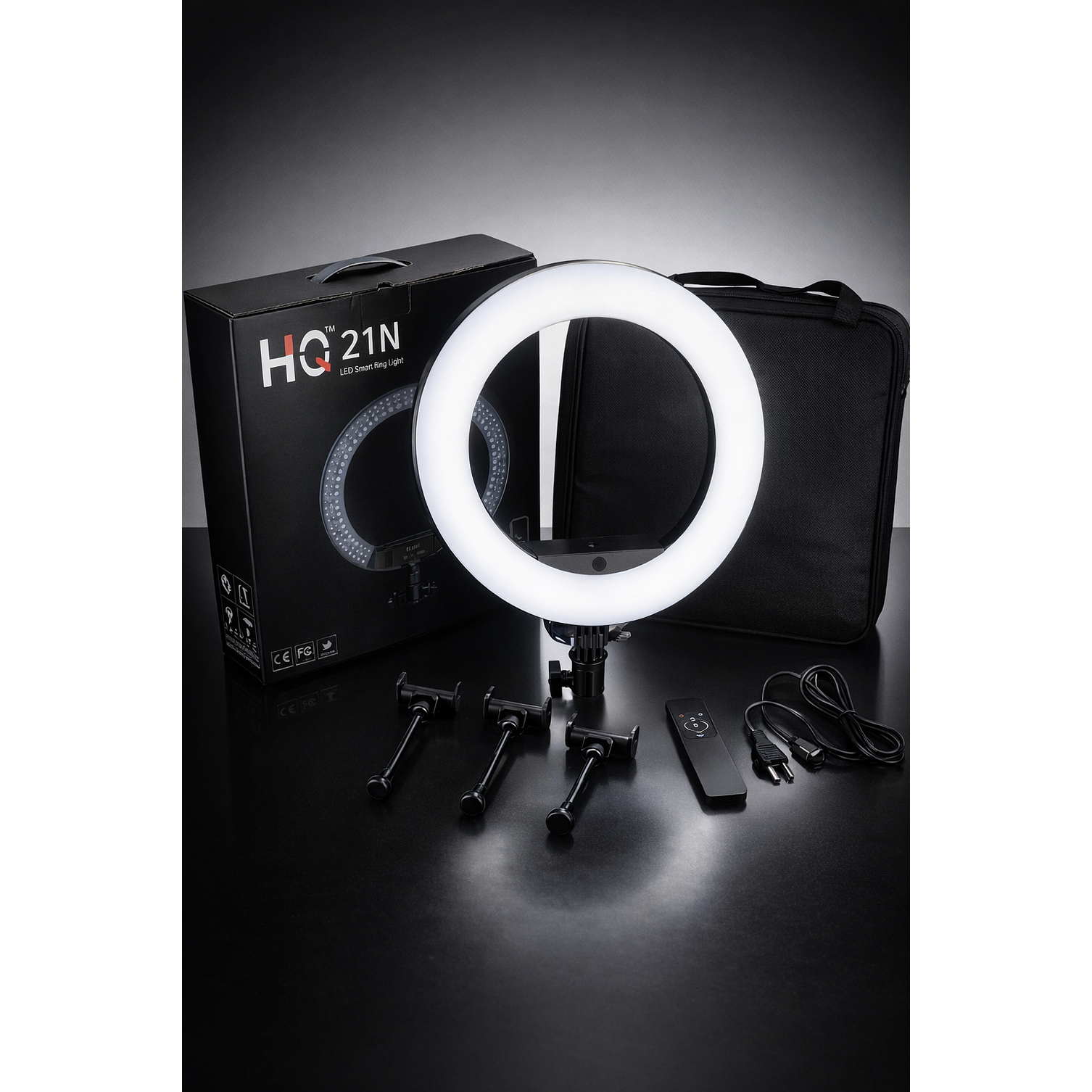 Aro de Luz LED Profesional 52 cm Con Trípode Ajustable 3