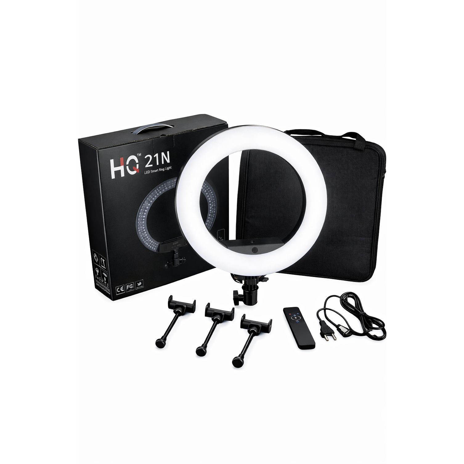 Aro de Luz LED Profesional 52 cm Con Trípode Ajustable 1