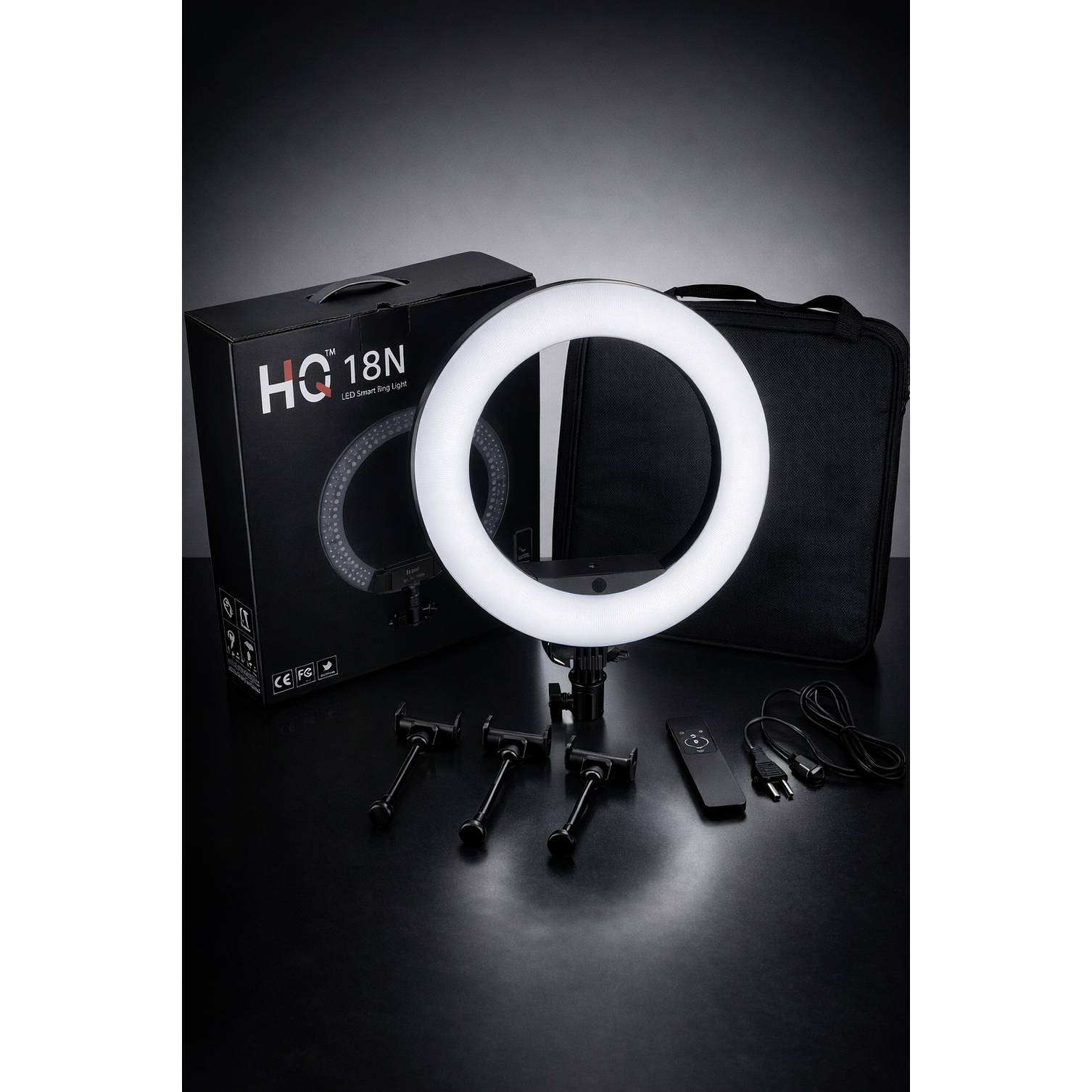 Aro de Luz LED Profesional 44 cm Con Trípode Ajustable 4