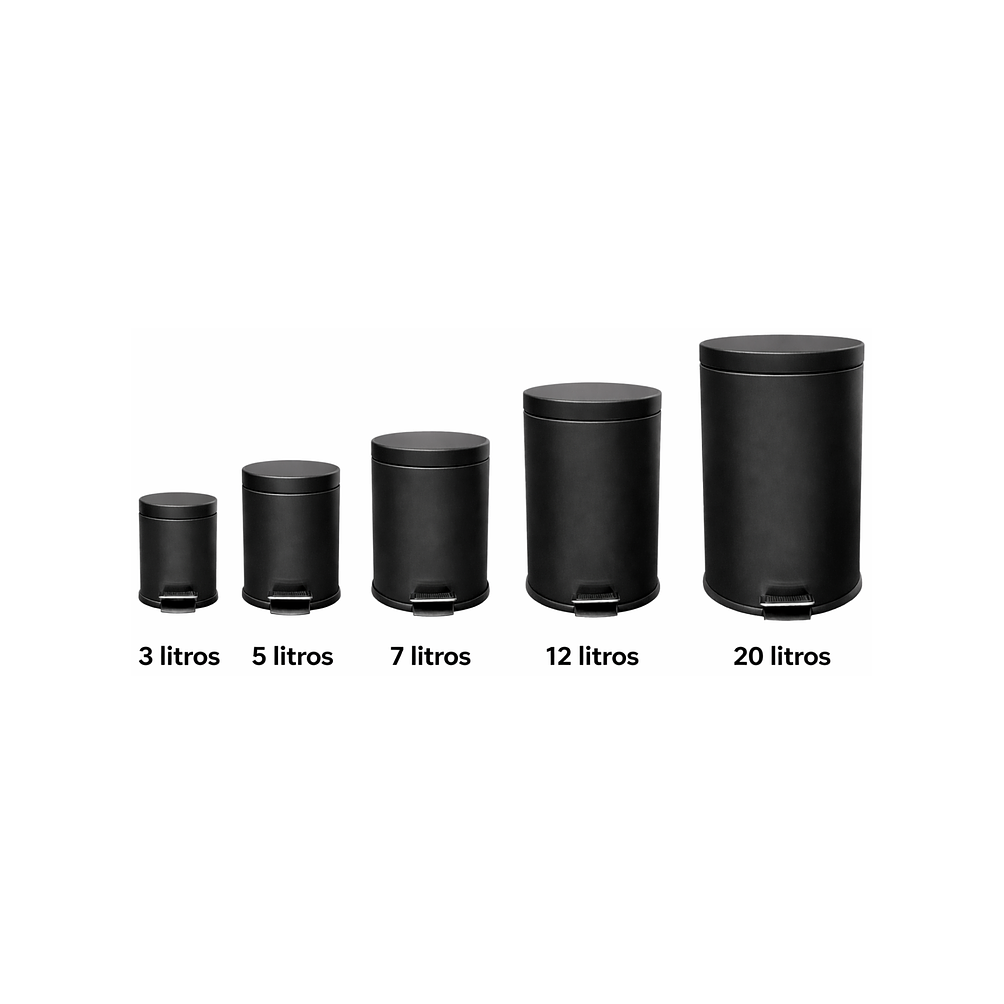 Basurero Con Pedal Y Cierre Suave 20L 14