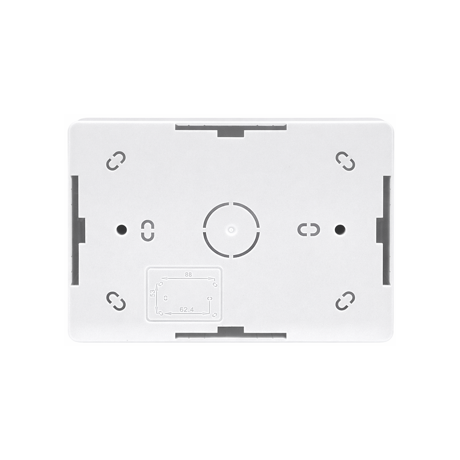 Caja Chuqui Sobrepuesta Blanca 6