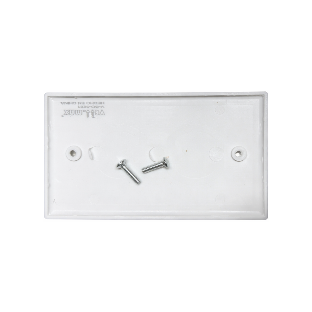 Tapa Ciega PVC Blanca 4