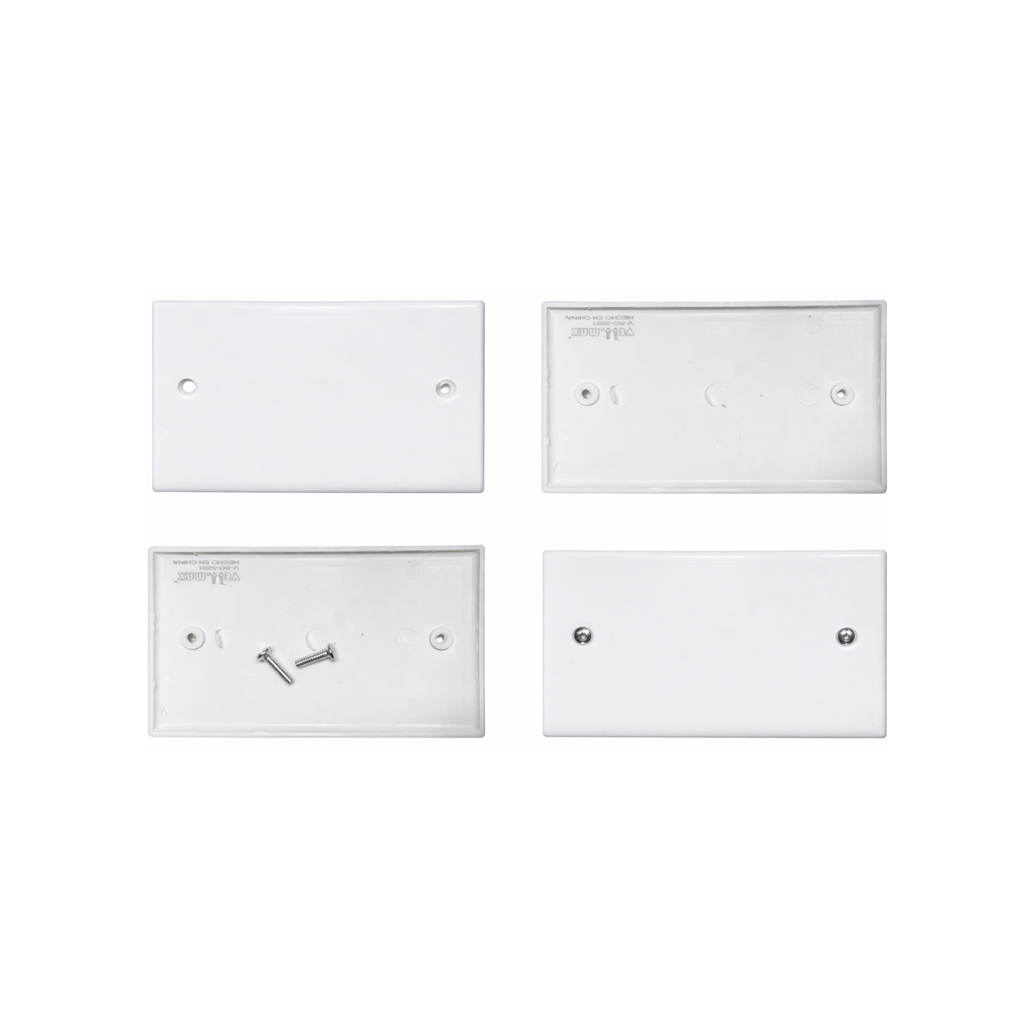 Tapa Ciega PVC Blanca 6