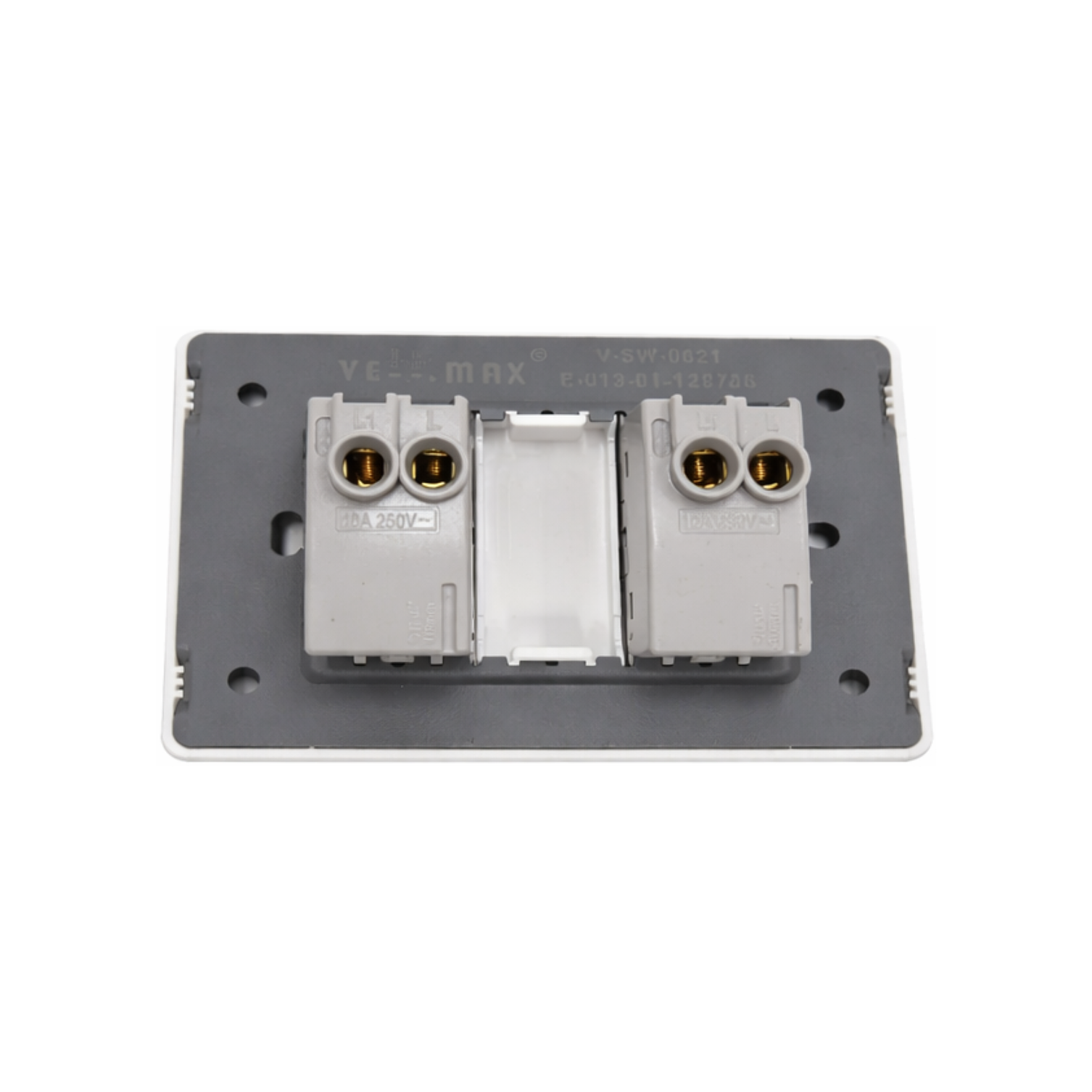 Interruptor Doble 16A 9/15 Blanco 2