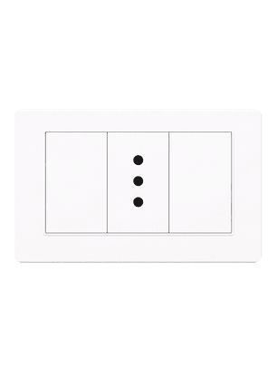 Enchufe Simple 10A Blanco