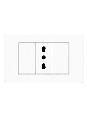 Enchufe Simple 16A Blanco