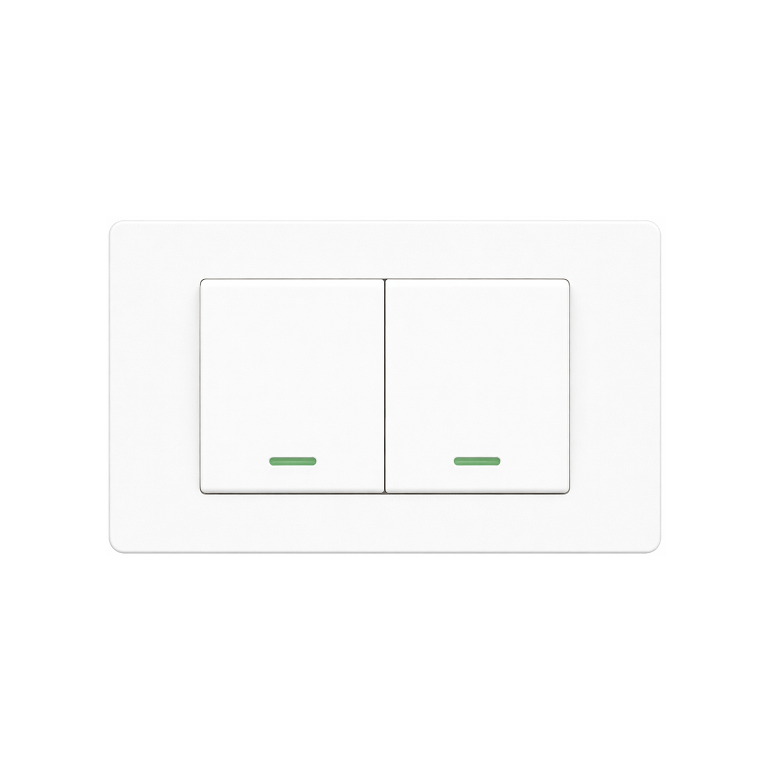Interruptor Doble 16A 9/15 Teclon Blanco 1