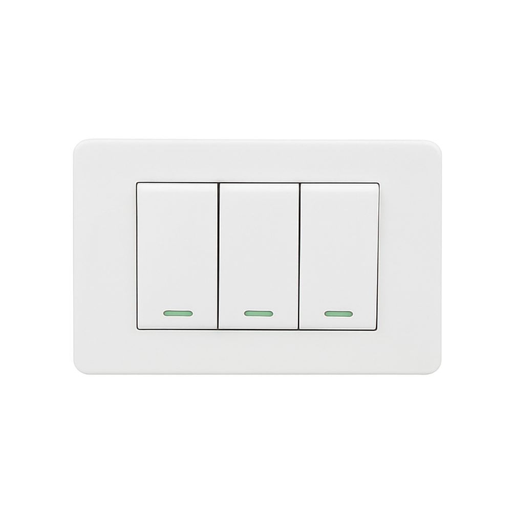 Interruptor Triple 16A 9/32 Blanco 1