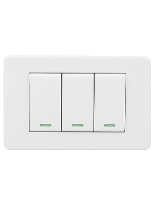 Interruptor Triple 16A 9/32 Blanco