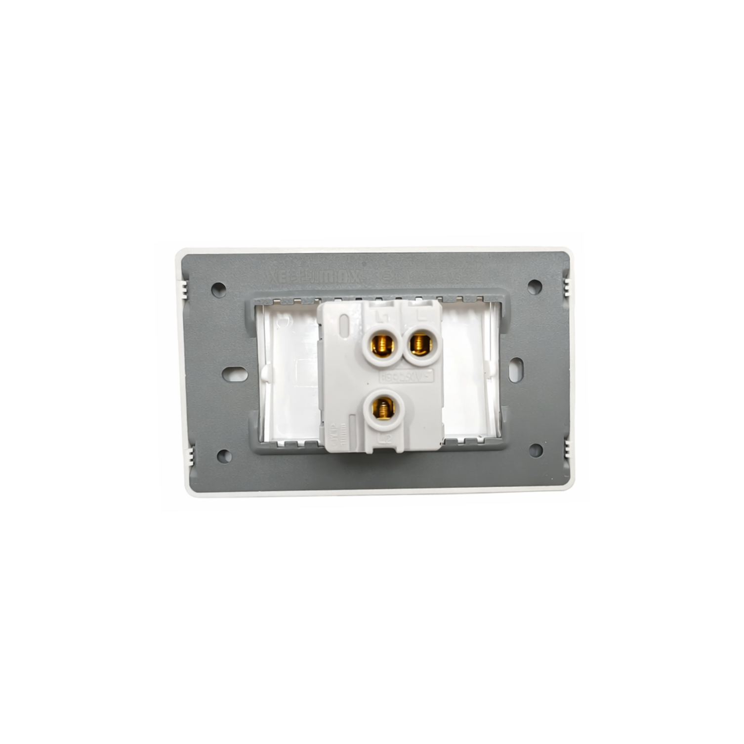 Interruptor Simple 16A 9/24 Teclon Blanco 2