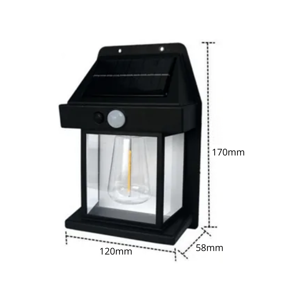 Aplique De Pared Solar 4W 3000K 3