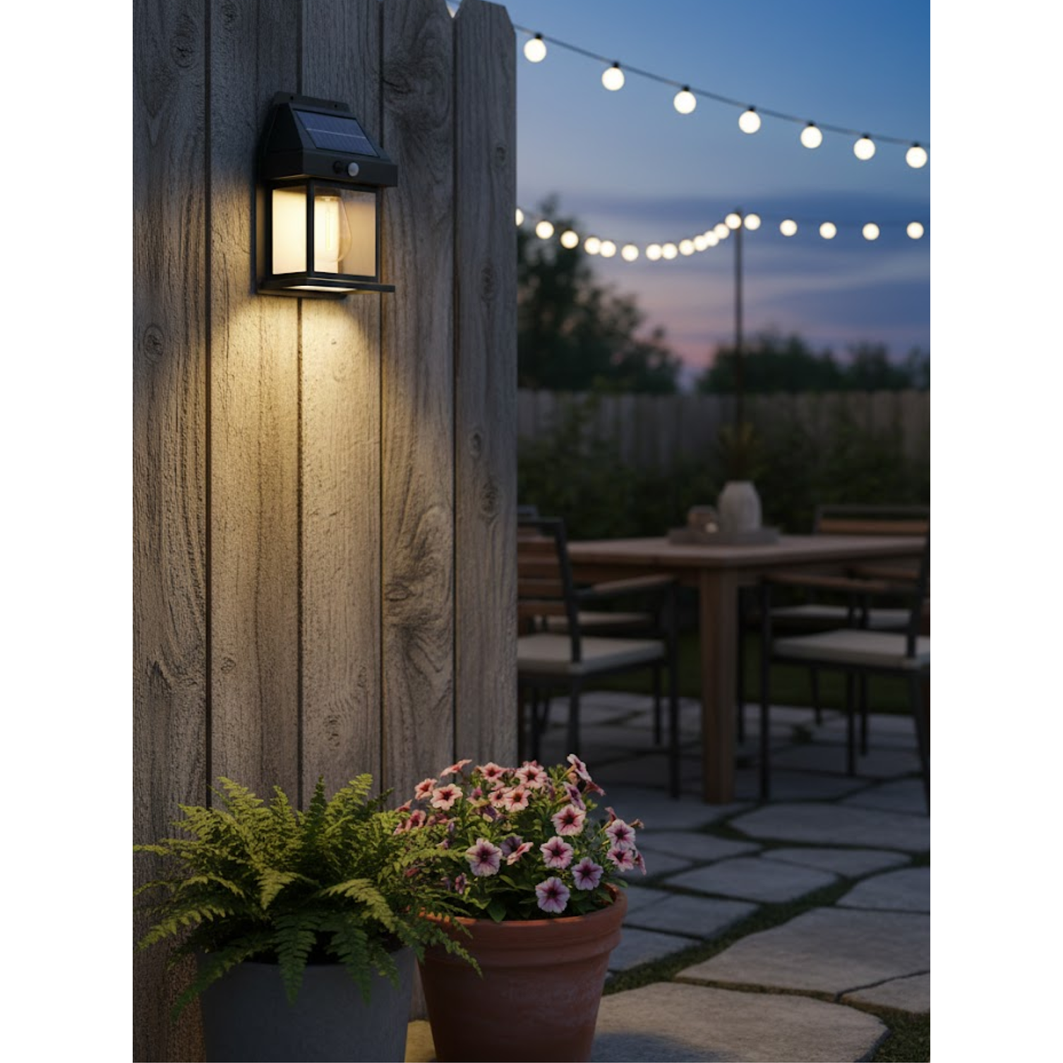 Aplique De Pared Solar 4W 3000K 4