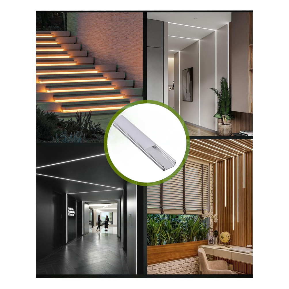 Perfil De Aluminio 16CM x 3M 2