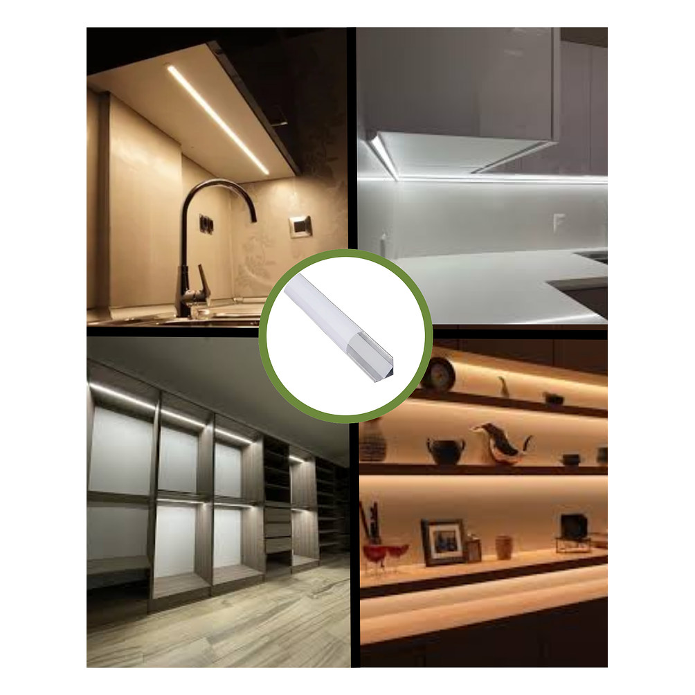 Perfil De Aluminio Esquinero 2CM x 3M 2