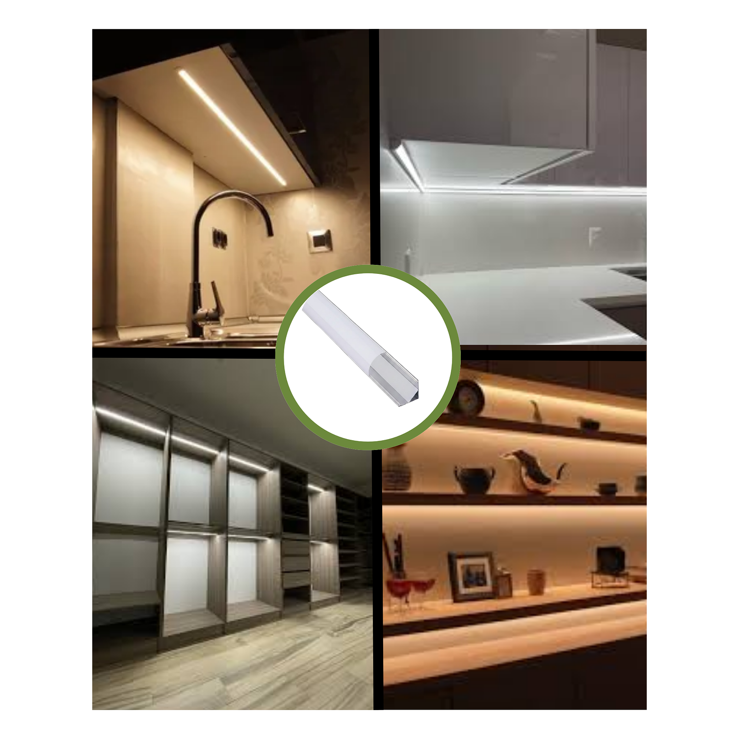 Perfil De Aluminio Esquinero 2CM x 3M 2