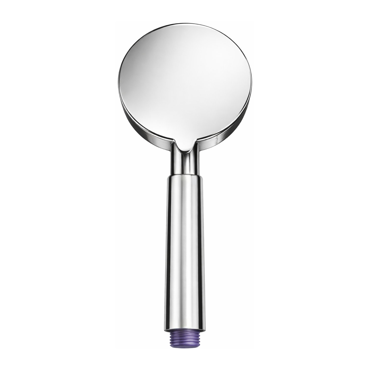 Cabezal Ducha Presión Ajustable Cromada Lila 2