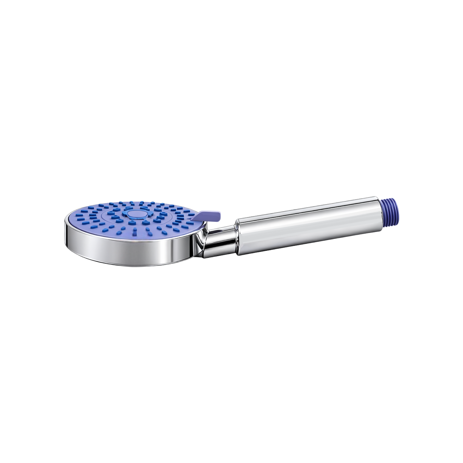 Cabezal Ducha Presión Ajustable Cromada Lila 3