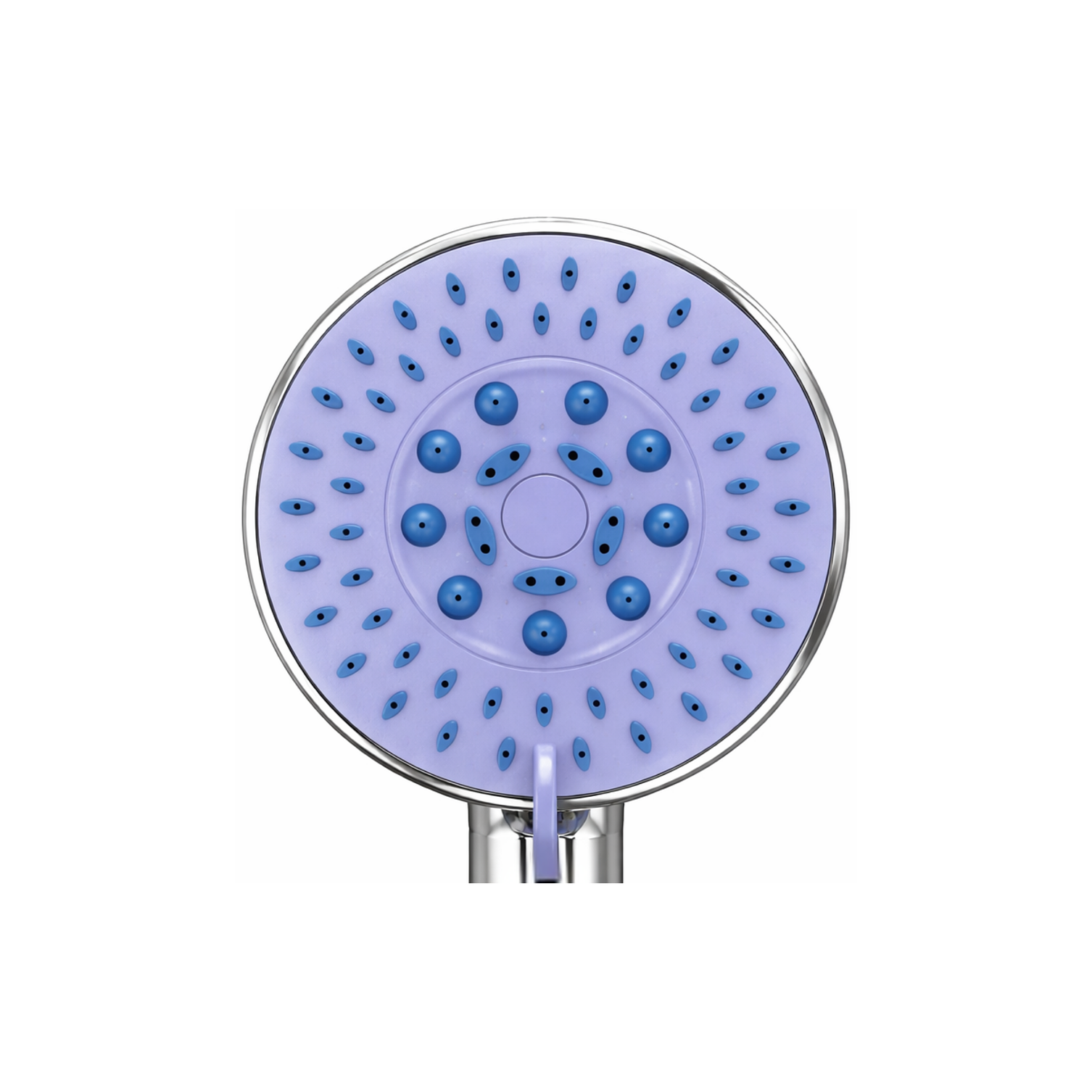Cabezal Ducha Presión Ajustable Cromada Lila 5