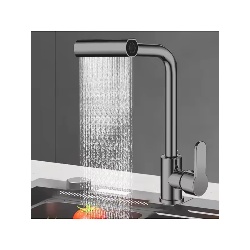  Llave Monomando Para Lavaplatos 4 En 1 Giro 360° 4