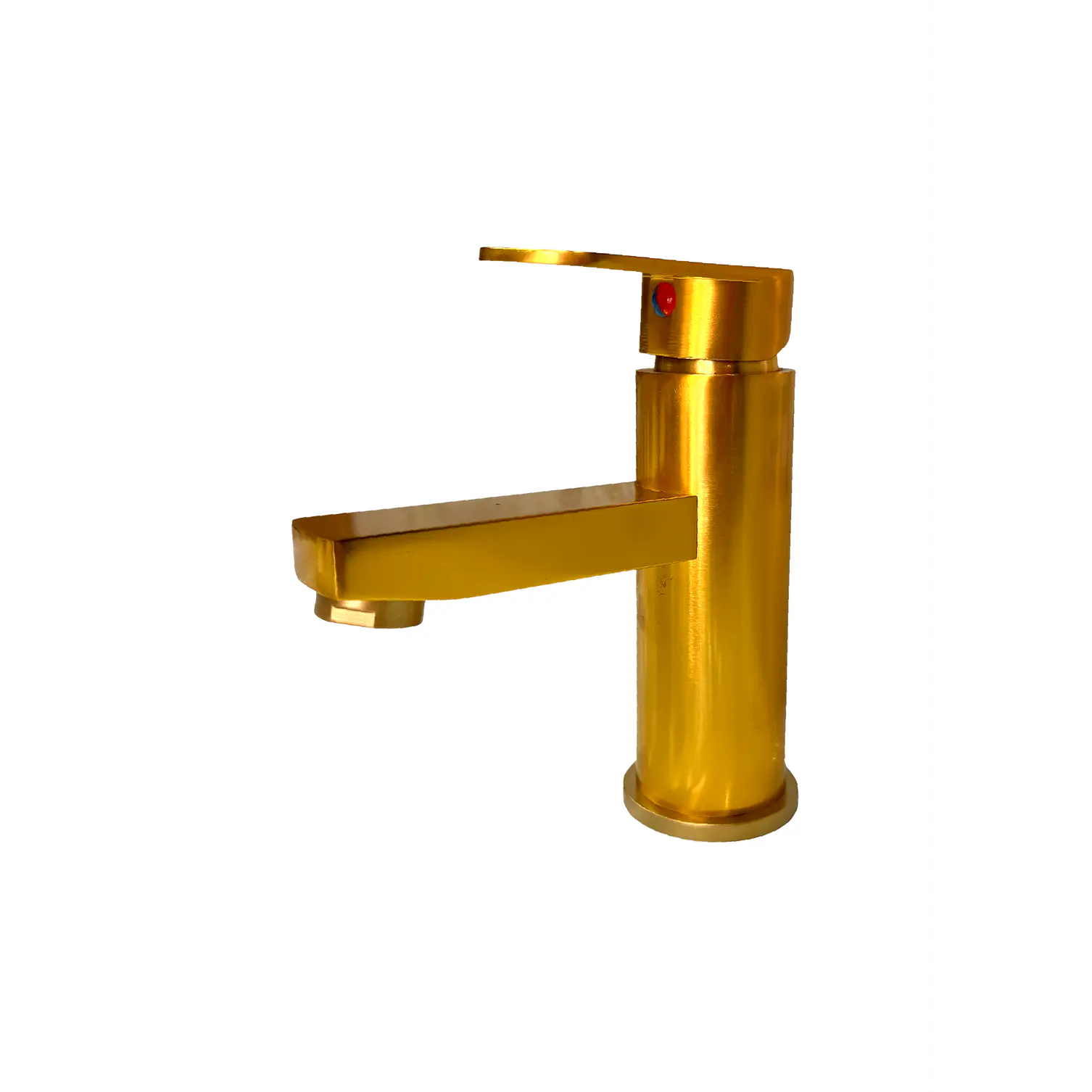 Llave Monomando Para Lavamanos Dorado  1