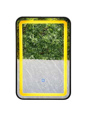 Espejo Led  Black Rectangular 50x70cm