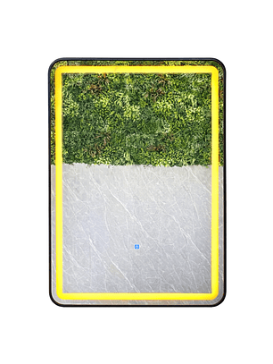  Espejo Led Black Rectangular 60x80cm