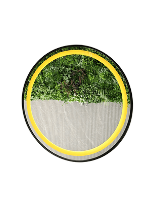  Espejo LED Redondo L04 Black 60 cm