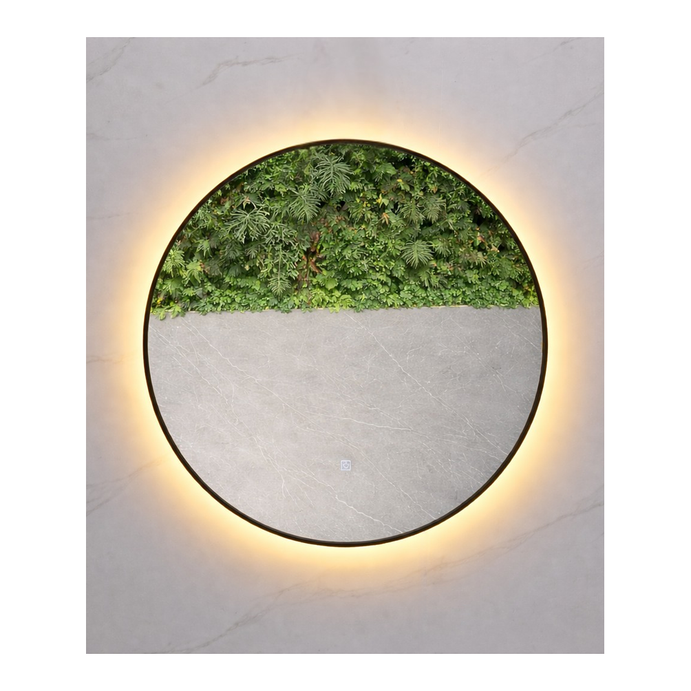  Espejo LED Redondo L02 Black 70 cm  1