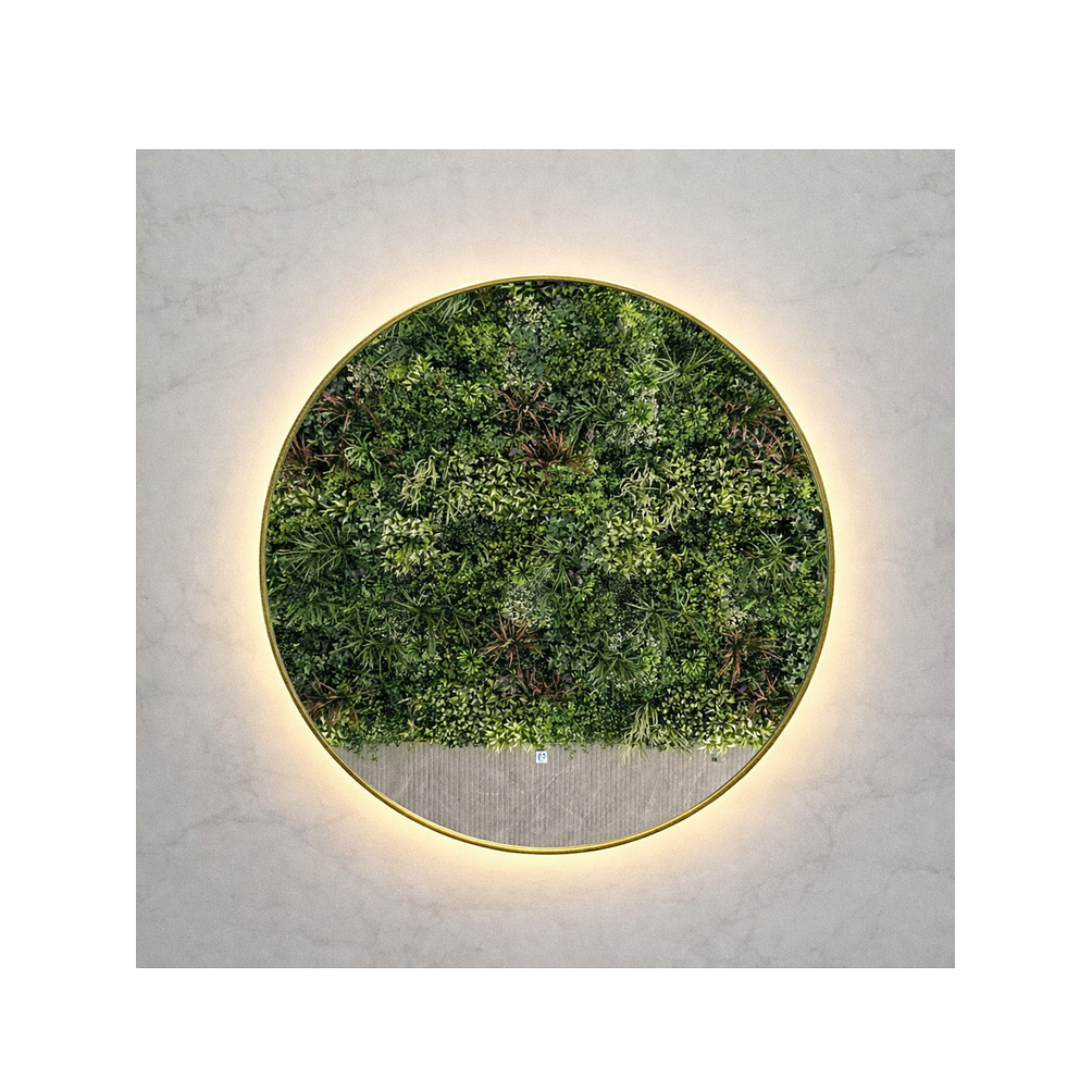 Espejo LED Redondo L02 Golden 70 cm  3