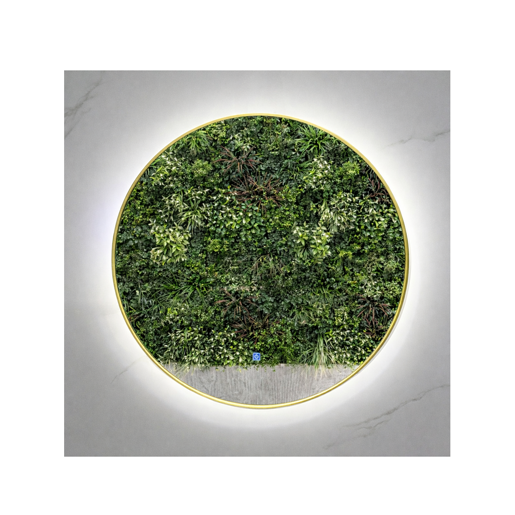 Espejo LED Redondo L02 Golden 70 cm  2