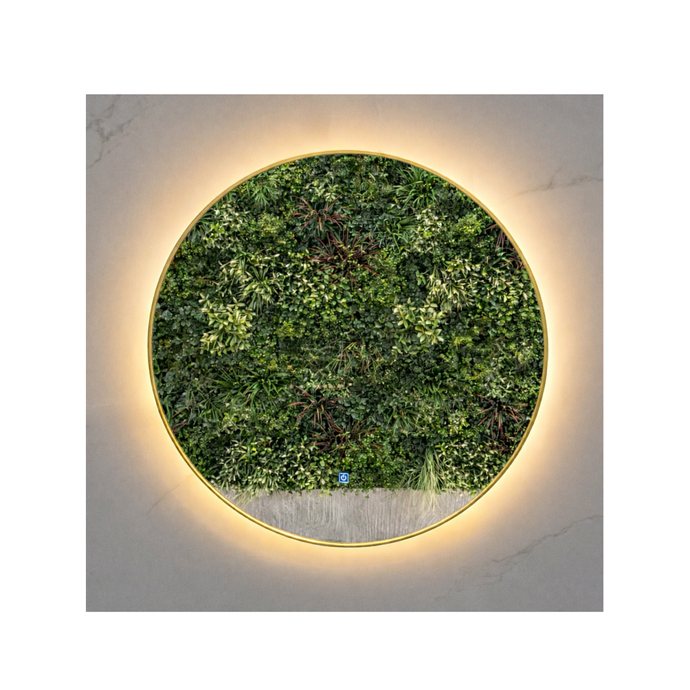 Espejo LED Redondo L02 Golden 70 cm  1