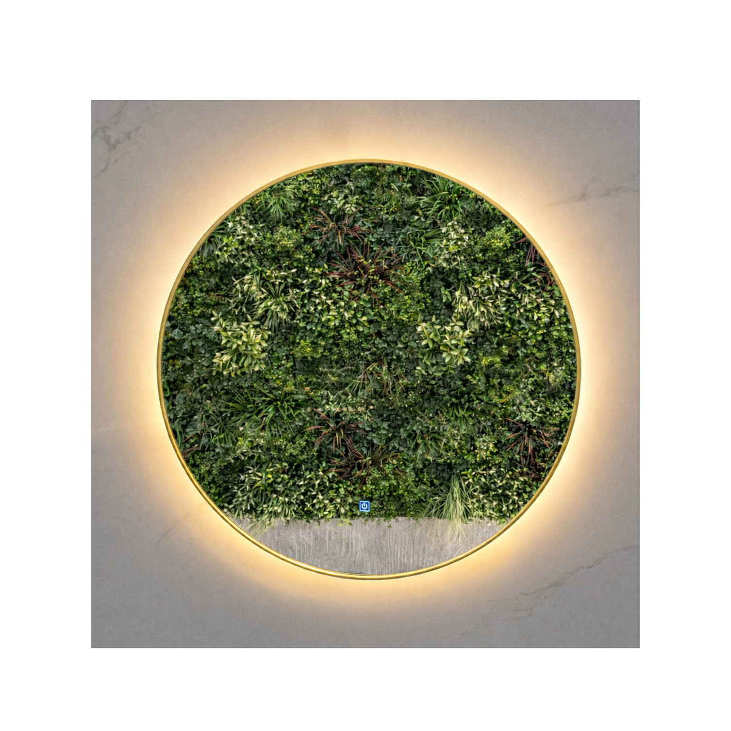 Espejo LED Redondo L02 Golden 70 cm  1