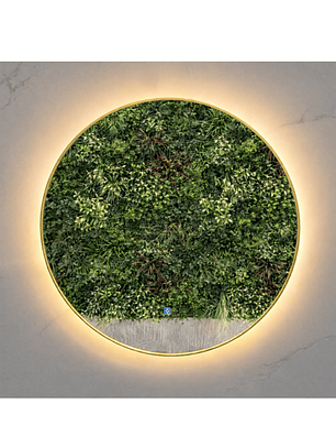 Espejo LED Redondo L02 Golden 70 cm 