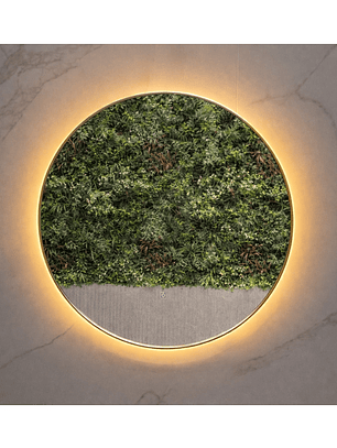 Espejo LED Redondo L02 Silver 70 cm 
