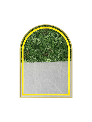  Espejo LED Arco L06 Golden 50x70 cm 