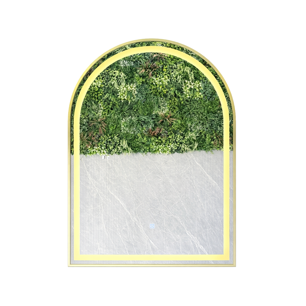 Espejo LED Arco L06 Golden 70x90 cm  3